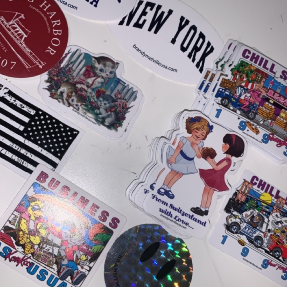 10 Brandy Melville Stickers